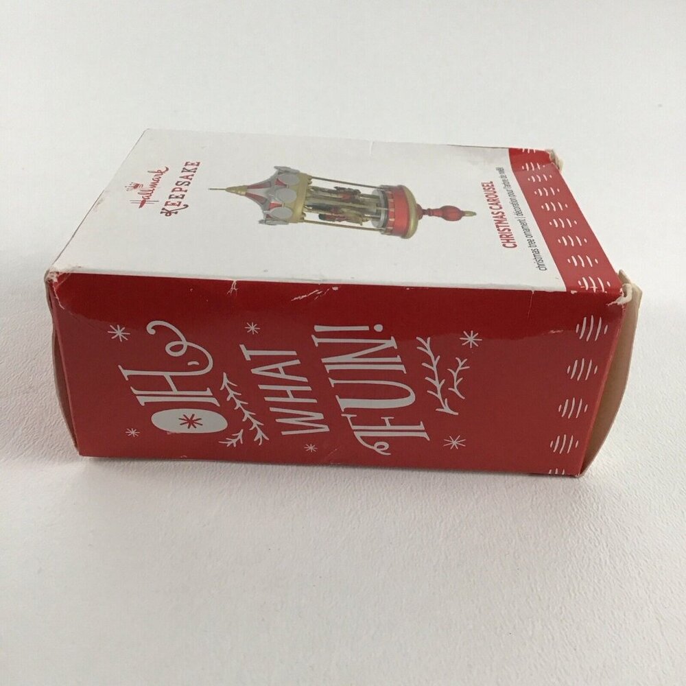 Hallmark Keepsake Christmas Carousel Tree Ornament Merry Go Round 2017 New - Picture 3 of 6